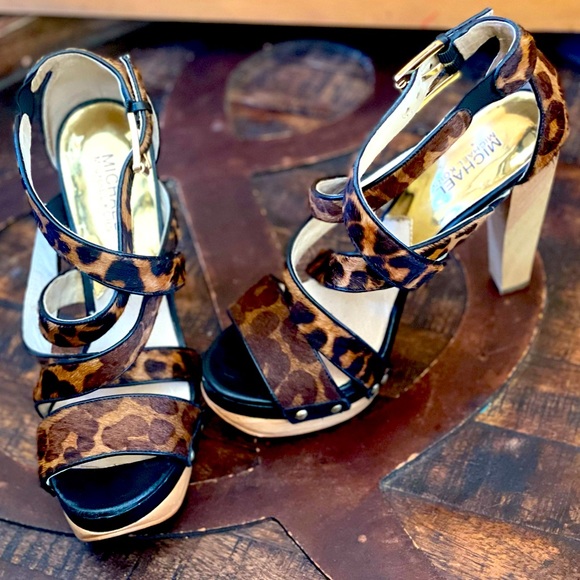 MICHAEL Michael Kors Shoes - Michael Kors Leopard Platforms